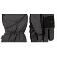 thumbnail image 3 of Isotoner Mens Heathered Winter Ski Gloves Gray O/S, 3 of 3