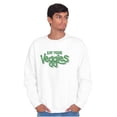 thumbnail image 5 of Eat Veggies Fun Message Vegetarian Sweatshirt for Men or Women Brisco Brands L, 5 of 6