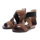 thumbnail image 1 of Zapatos de tacón de cuña tejido para mujer, sandalias con cremallera, sandalias de playa informales, zapatos romanos Wmkox8yii sa1273, 1 of 5