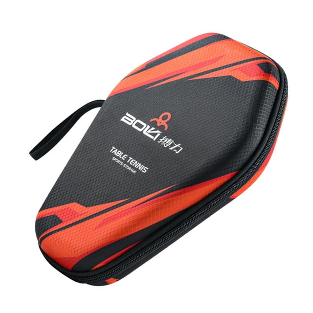 braveheart Table Tennis Paddle Case Versatile Racket Cover Compact Excellent For Players Equipment With Fine Workmanship Red Black 27x18x5.2cm