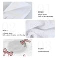 thumbnail image 4 of Dailycode Kitchen Wash Cloths with Hanging Loops Absorbent Absorbent Quick Drying Hand Towels, 2 Pack, Striped Bow, 4 of 7