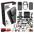 thumbnail image 1 of SJCAM C200 4K Mini Action Camera | Compact Waterproof Sports Cam with Image Stabilization & Wearable Vlogging Design (C200B) + 50-in-1 Action Accessory Kit + 64GB Card + USB-C Adapter + More, 1 of 7