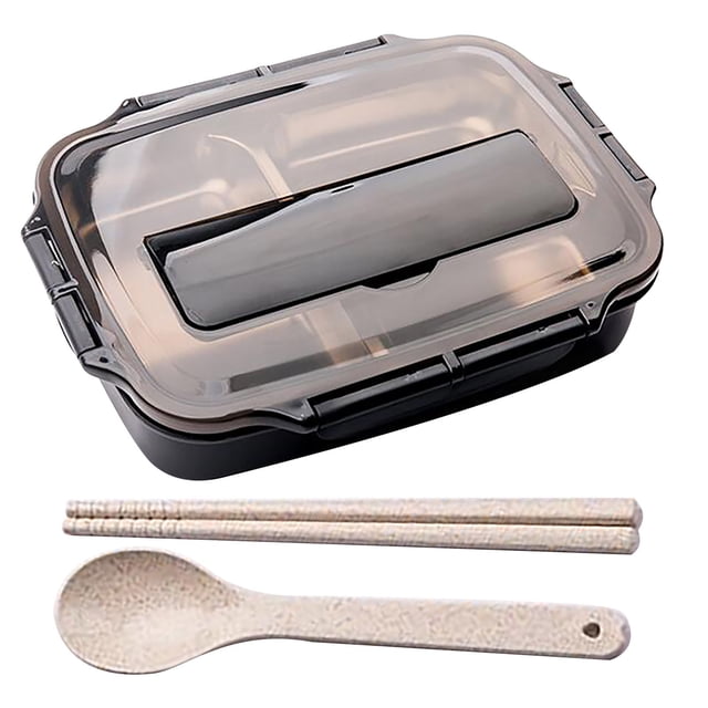TIMIFIS Bento Box School Supplies Microwave Lunch Box Japanese Wood Bento Box 2 Layer Container Storage New