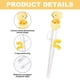 thumbnail image 3 of Palillos para niños, palillos de entrenamiento, palillos de aprendizaje para bebés, vajilla de alimentos complementarios para ejercicio para niños, 3 of 5