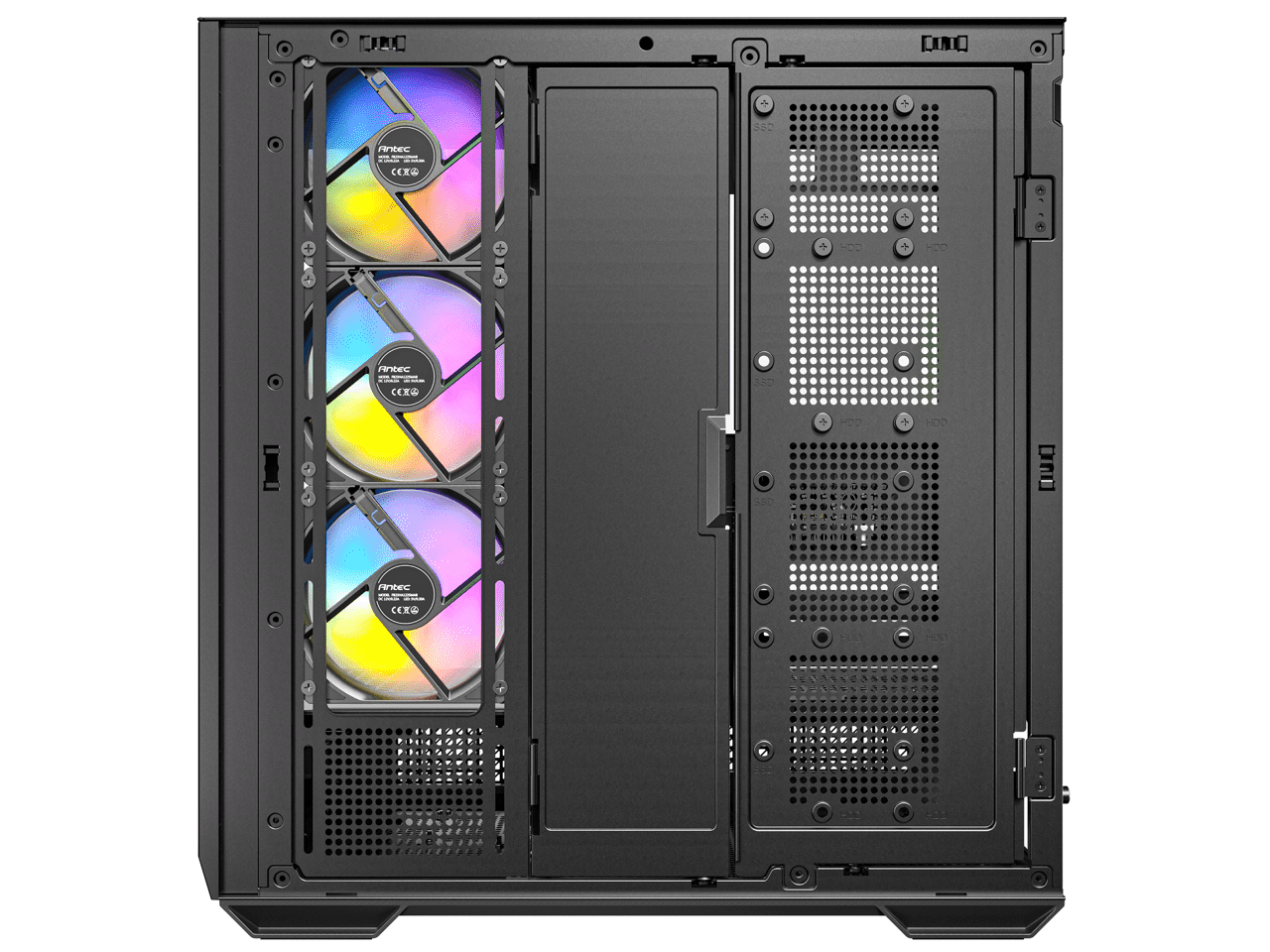 Antec C7 ARGB, RTX 40 GPU Support, 4 x 120mm ARGB PWM Fans Included, Vertical GPU Cooling, Type-C 10Gbps, Seamless Tempered Glass Front & Side Panels, 360mm Radiator Support, Mid-Tower E-ATX PC Case