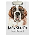 thumbnail image 2 of FMSHPON Saint Bernard Dog Watercolor Clipboard Hardboard Wood Nursing Clip Board and Pull for Standard A4 Letter 13x9 inches, 2 of 7