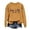 Orange, variant on HNMKIU Women's Fashion Sorry I'm Late Letter Crewneck Sweatshirt Long Sleeved Hoodie Top Black,S