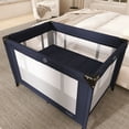 thumbnail image 5 of Dream On Me Zazzy Portable Play yard with Bassinet, Navy, 5 of 7