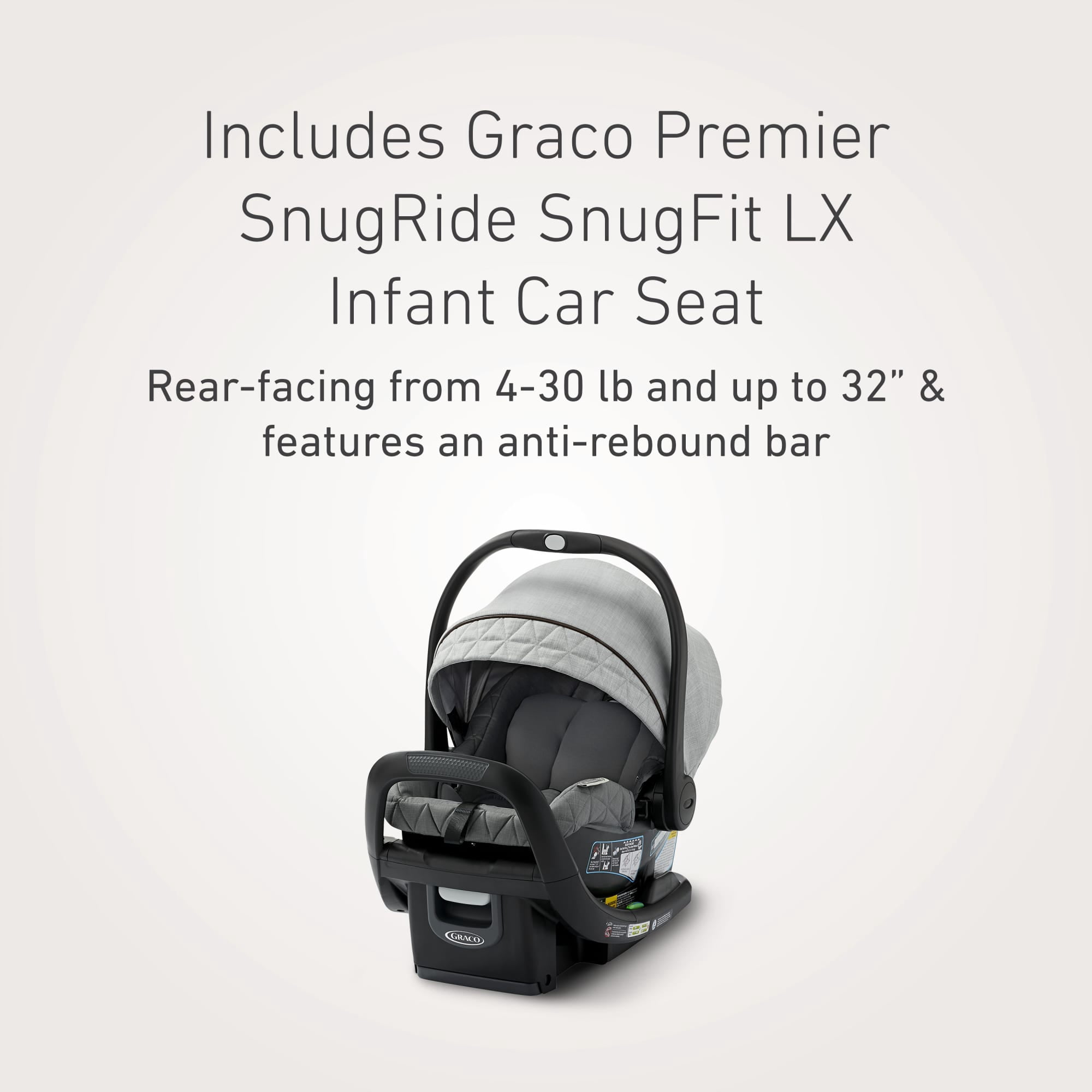 Graco Premier Modes Nest 3-in-1 Travel System, Midtown, Grey