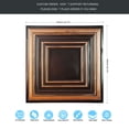 thumbnail image 6 of Decorative Tin Ceiling Tiles Vintage ceiling panels for Nightclub PL05 Traditional copper 10Pcs/pack, 6 of 9