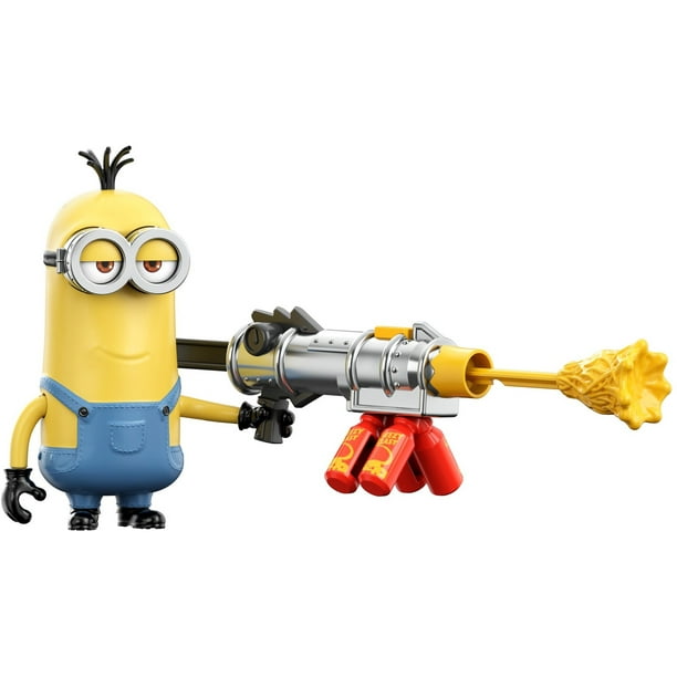 Minions The Rise Of Gru Cheese Blaster Kevin Action Figure Toy For 4 Year Olds Up Walmart Com Walmart Com
