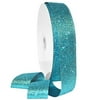 Morex Ribbon Princess Glitter, Metallics, 1 1/2 inches by 100 Yards, Ice Blue, Item 98509/00-602, 1.5" x 100 Yd, 300 Ft