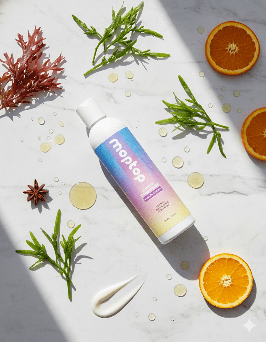 moptop Leave-In Conditioner in Bamboo Essence scent 8oz