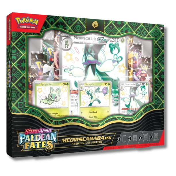 Juego de cartas coleccionables Pokemon Scarlet & Violet Paldean Fates