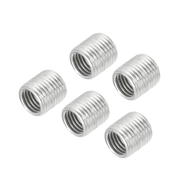 Unique Bargains M10 Male to M8 Female Adapter 10mm Long Sleeve Reducer Thread Reducing Nut Insert 5 Pack