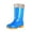 Blue, variant on Puntoco Women's Knee High Waterproof Rain Boots, Thick Non-Slip Sole Mid Heel Tall Rubber rain boots, Tall Rain Boots for Outdoor Garden Purple 8.5