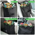 thumbnail image 3 of Car Trash Can, 3.5 Gallons Car Garbage Can, Foldable Car Trash Bag Hanging with Storage Pockets, High Quality Car Trash Bin, Leakproof Car Organizers and Storage Accessories for Auto Outdoor Camping, 3 of 7