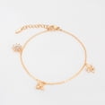 thumbnail image 3 of Pulsera Dama Dijes Abeja, Flor, Hoja Swarovski Oro 18K Lam dorado Unitalla, 3 of 7