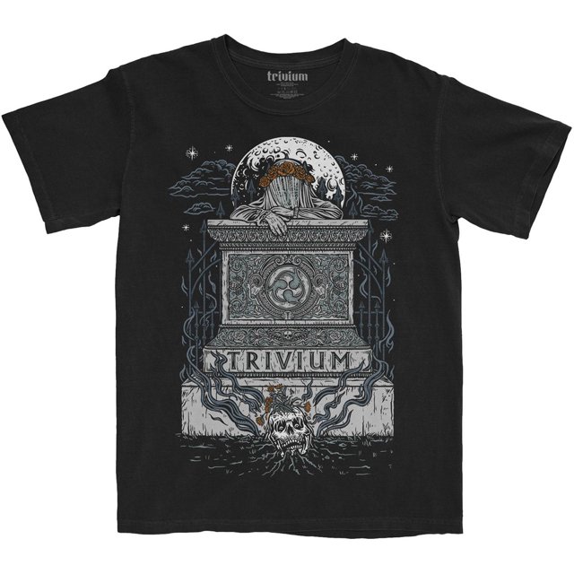 Trivium - Camiseta Tomb Rise de Algodón para Adultos Unisex (Negro)