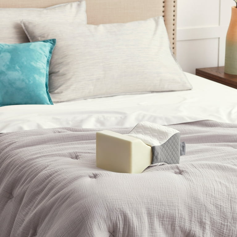 Sealy Memory Foam Contoured Knee Pillow with Removable Cover