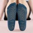 thumbnail image 4 of Babcutegg Pilates Socks for Women Yoga Non-Slip Comfortable and Breathable Athletic Wear with Straps Gym Wear Womens Athletic Wear Blue Size Free Size, 4 of 6