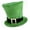 A, variant on Elegant Green Top Hat Leprechaun Styling Hat with Unique Golden Buckles Wide Brimmed Western Hat for Casual Wear