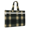 thumbnail image 2 of Handbag File Bag 15×10.6in Large Capacity Double Pocket Designed For Work Travel Travel Shopping Springgreen Buffalo Plaid Check Tartan Scotland_41650_1, 2 of 8
