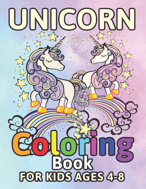 Coloring Unicorns Cute Unicorn Coloring Book for Kids Ages 48