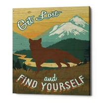 Epic Graffiti 'Discover the Wild III' by Janelle Penner, Canvas Wall Art, 12"x16"