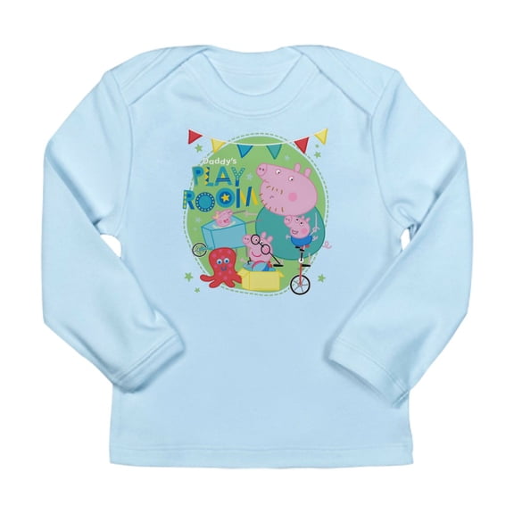 CafePress - Peppa Pig: Daddy's Play Room Long Sleeve Infant T Shirt - Long Sleeve Infant T-Shirt