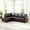 BN-Left-Sofa without Ottoman, variant on MAYEERTY 97" Faux Leather Sectional Couches, 2-Piece Modular Sofa Set with Reversible Chaise without Ottoman, Black (Right)