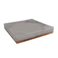 thumbnail image 4 of Sandbox Cover 18 Oz Waterproof - Sandpit Cover 100% Weather Resistant with Metal Grommets (60" W x 60" D x 8" H, Grey), 4 of 7