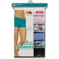 thumbnail image 3 of Women's Assorted Cotton Shortie Boyshort Panties, 6 Pack, 3 of 5