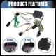 thumbnail image 3 of 1 Juego de Kit de Arnes de Cableado de Remolque de 4 Pines para Ford Transit-150 250 350 2015-2022 Negro, 3 of 7