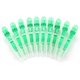 thumbnail image 1 of 10 unids/set Multicolor Croc Clips Plástico Transparente Peluquería Clips Peinado Seccionamiento Barrettes Profesional Antideslizante Pinzas de Cocodrilo Salón DIY Accesorios Horquillas (10pcs-Verde), 1 of 1