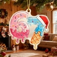 thumbnail image 4 of WKSCLPAI 2025 New Gingerbread 67 Christmas Ornament, Funny Six Seven Acrylic Tree Hanging Decorations, 67 Meme Holiday Home Decor, Xmas Gifts for Friends, Secret Santa(4" #C), 4 of 8