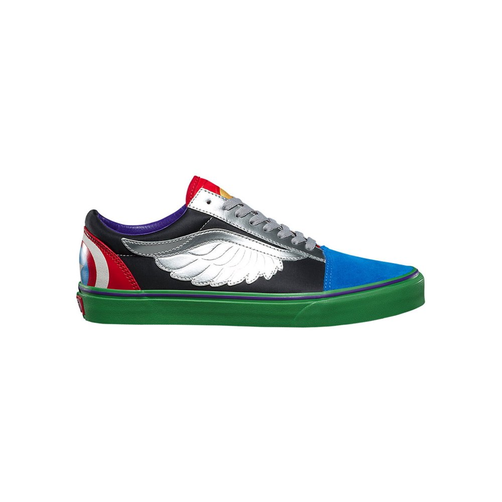 Vans - Mens Vans x Marvel Old Skool Avengers Multicolor VN0A38G1U3V - Walmart.com - Walmart.com