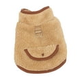 thumbnail image 2 of Hadanceo Reversible Plush Dog Clothes Pullover 2-legged Comfortable to Wear with Traction Ring Soft Warm Pet Winter Clothes, 2 of 8