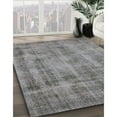 thumbnail image 3 of Ahgly Company Machine Washable Indoor Round Industrial Modern Dark Goldray Area Rugs, 4' Round, 3 of 7
