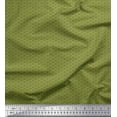 thumbnail image 1 of Soimoi Green Heavy Canvas Fabric Spiral & Stripe Geometric Print Fabric by Yard 58 Inch Wide, 1 of 3