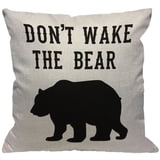 HGOD DESIGNS Black Bear Throw Pillow Cover… product image