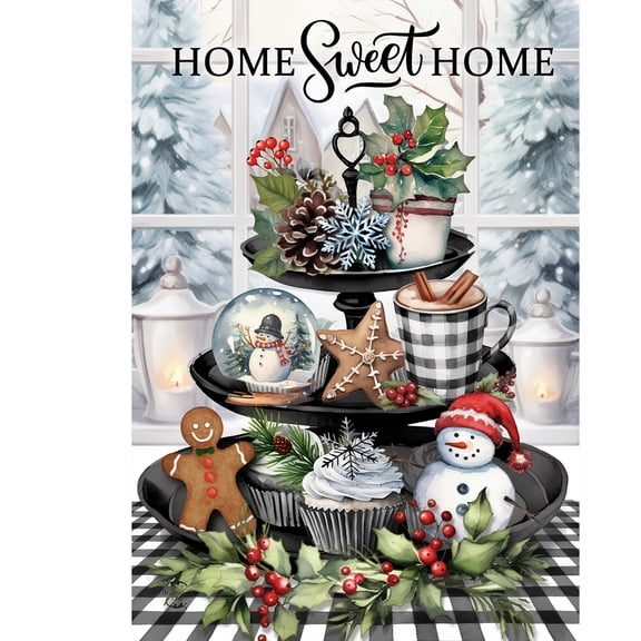 Briarwood Lane Winter Garden Flag 12x18 For Outdoor Winter Memories For Winter Garden Flag Flags For Outside