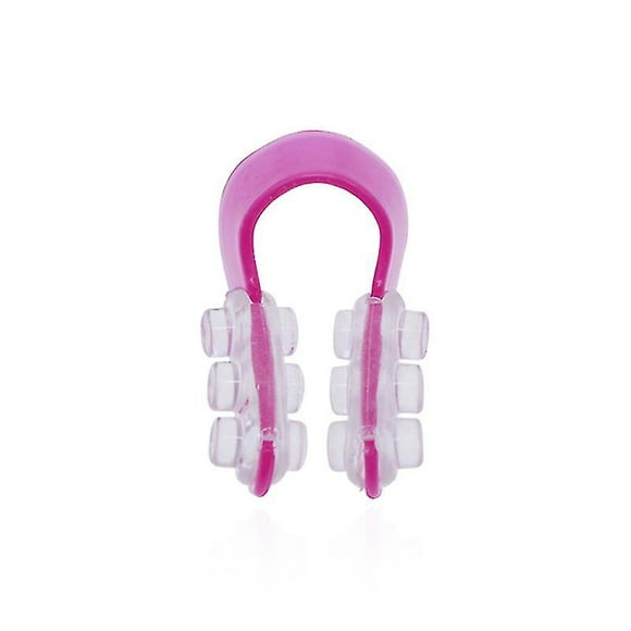 Nose Up Lifting Clip Nose Shaper Nose Slimming Device Painless Nose Bridge Straightening Nose Beauty Clip(6pcs, Pink)