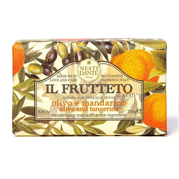 Nesti Dante Frutteto le Jardin de Fruits Savon d'Olive et Mandarine 8,8 Oz