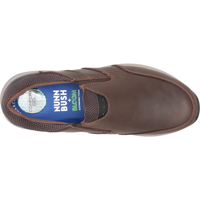 Nunn Bush Excursion Moc Toe Slip On Work Shoes Brown CH  display picture 1