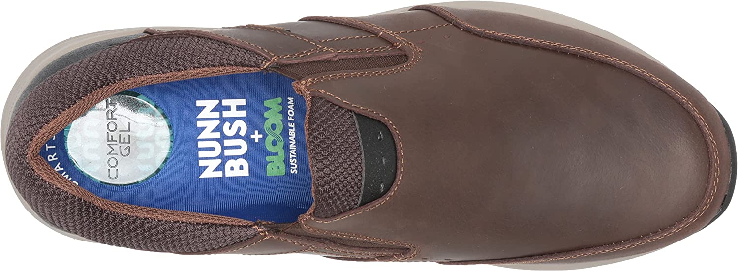 Nunn Bush Excursion Moc Toe Slip On Work Shoes Brown CH  84937-215 - image 5 of 8