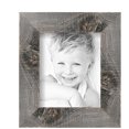 thumbnail image 2 of ArtToFrames 5" x 6" Winter White Barnwood 1.5 Inch Picture Frame, 5x6 inch Brown MDF Poster Frame (WOM-4661), 3 Pack, 2 of 7