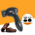 thumbnail image 2 of Electric Shoe Polisher with 4 Brush Heads, Portable Shoe Polisher, Dust Remover, Leather Polishing, Shoe Shine, Care Kit, 2 of 4