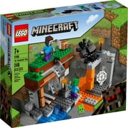 LEGO Minecraft The Abandoned Mine Building Toy, 21166 Zombie Cave with Slime, Steve & Spider Figures, Gift idea for Kids, Boys and Girls Age 7 plus