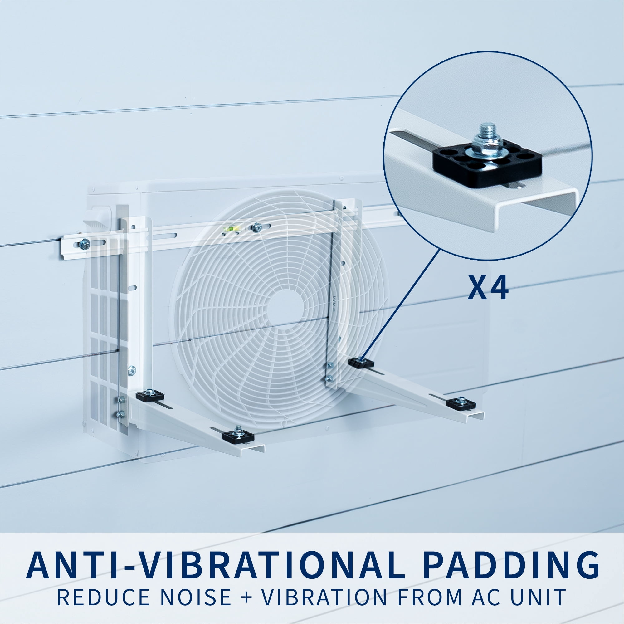VIVO Steel Mini Split Air Conditioner Adjustable Wall Mount